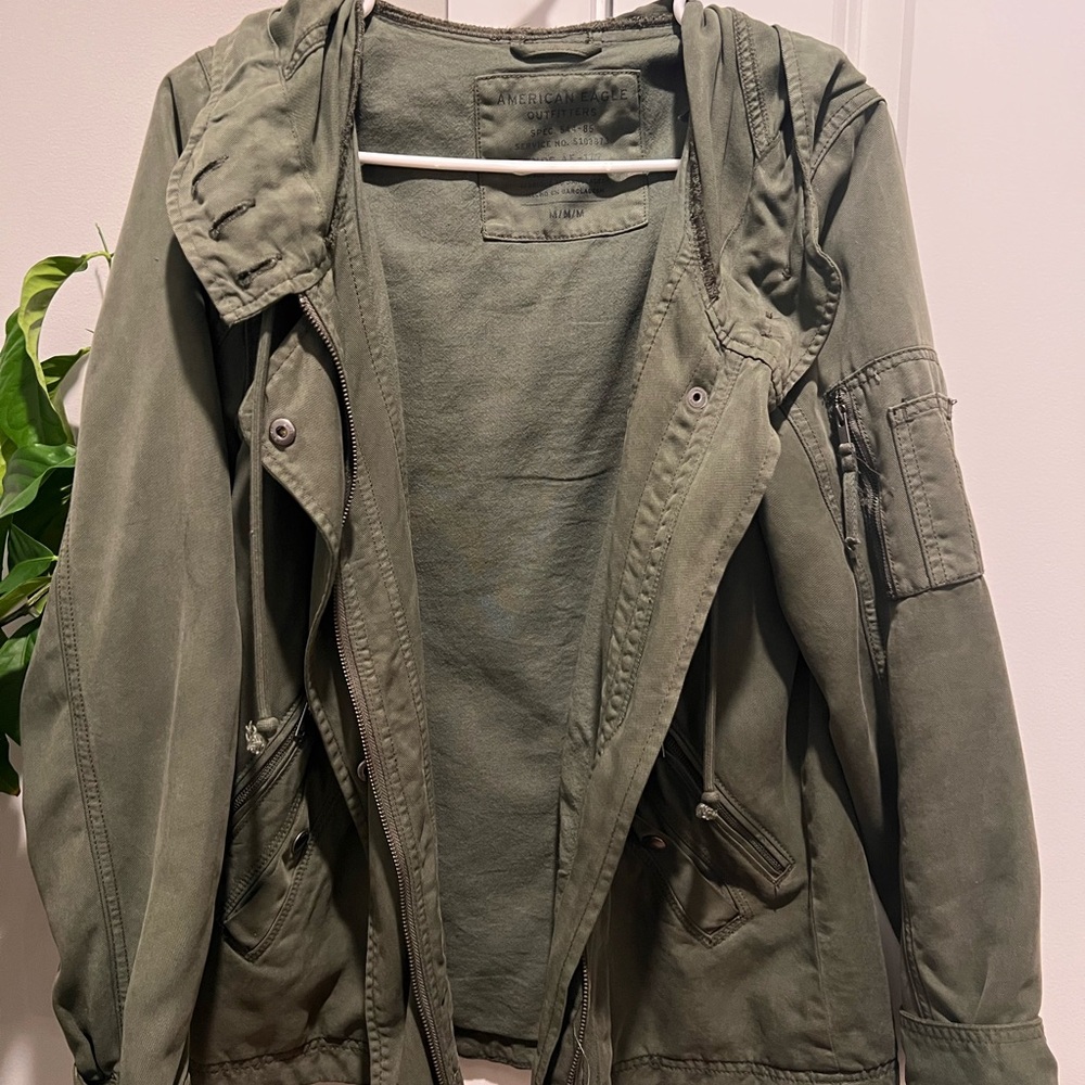American Eagle Olive Green Jacket